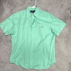 Polo by Ralph Lauren Men's Green Shirt